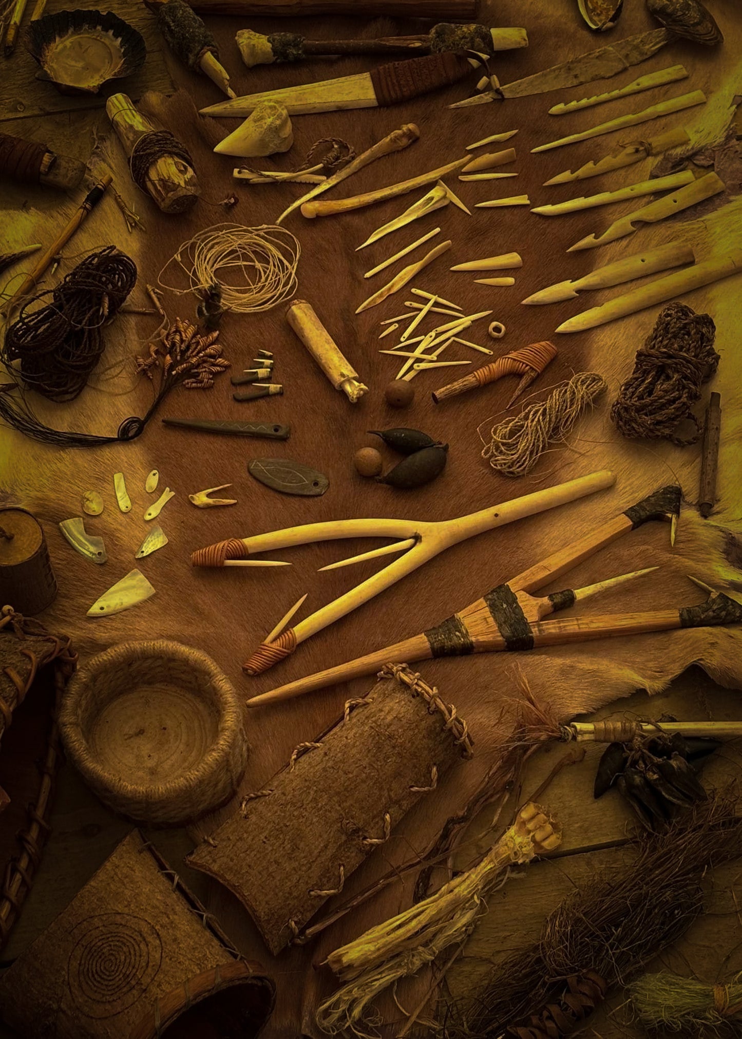 Primitive Fishing and Tools