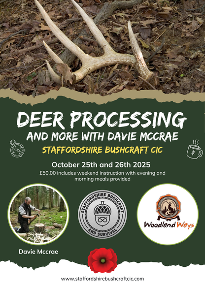 Deer Processing and Woodland Skills